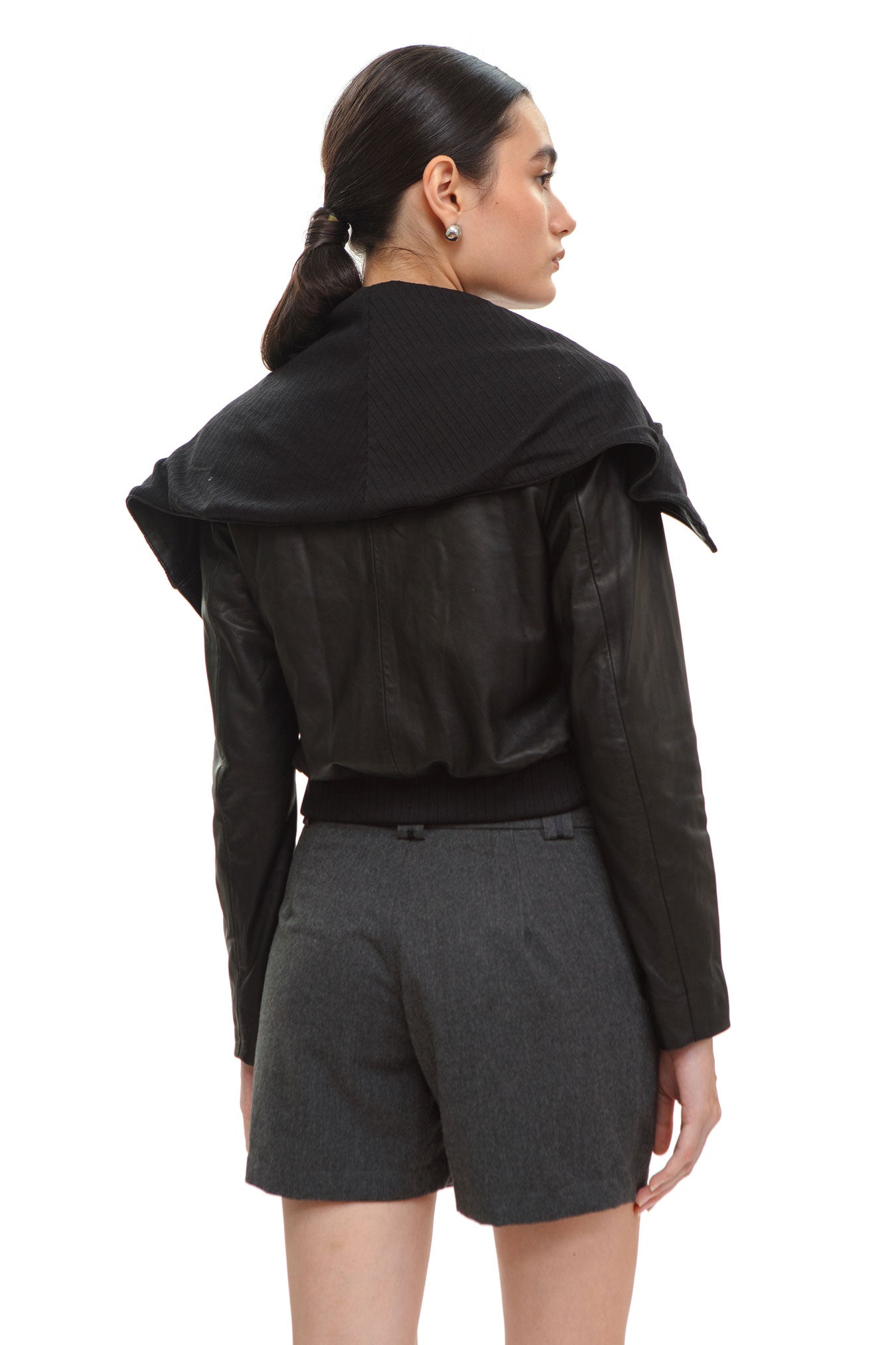 Venice Leather Bomber Jacket