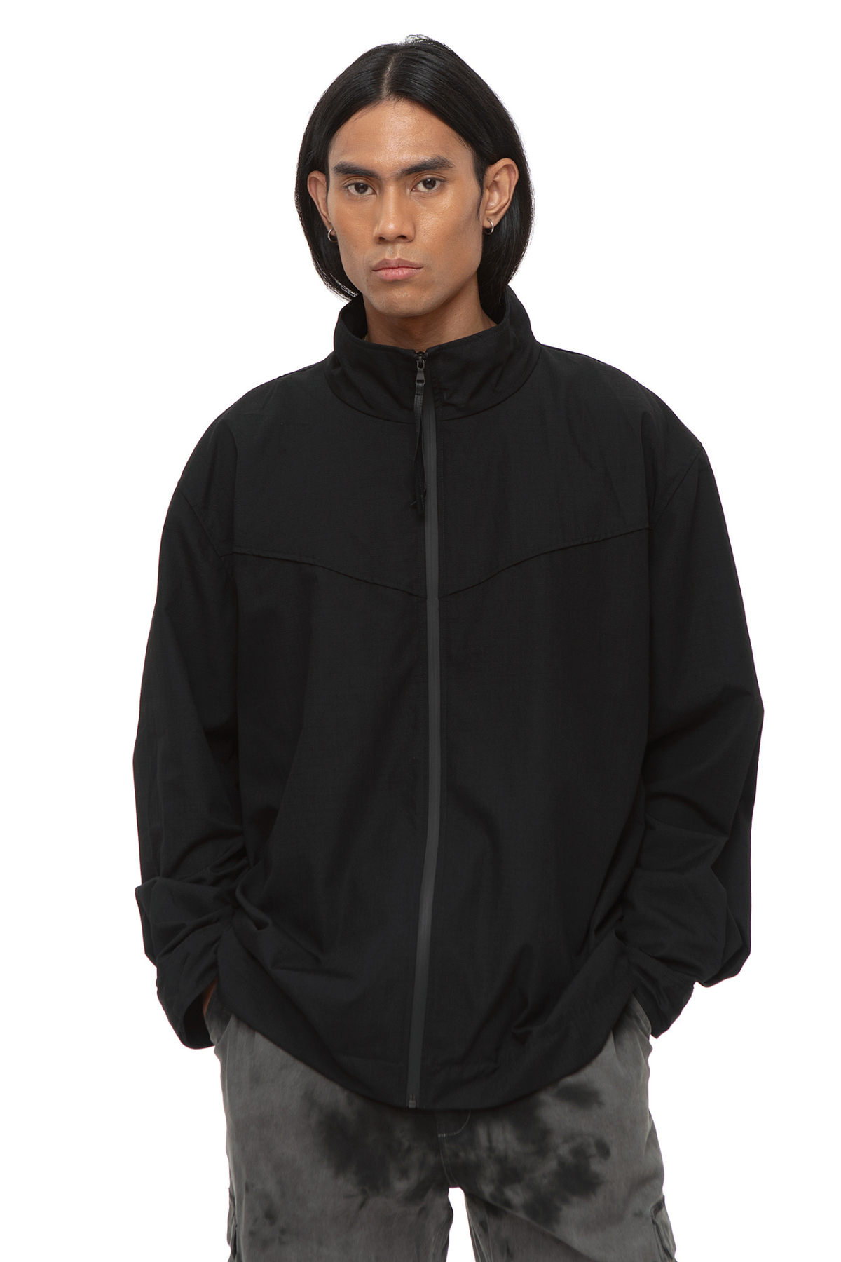 Asmara Cotton jacket — Black
