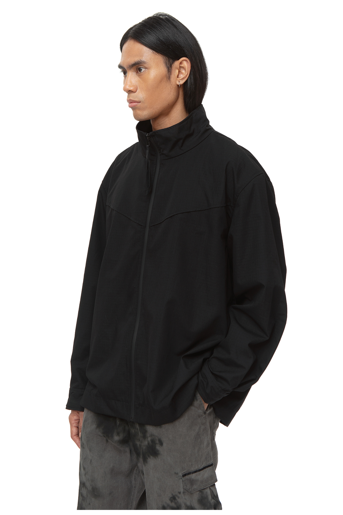 Asmara Cotton jacket — Black