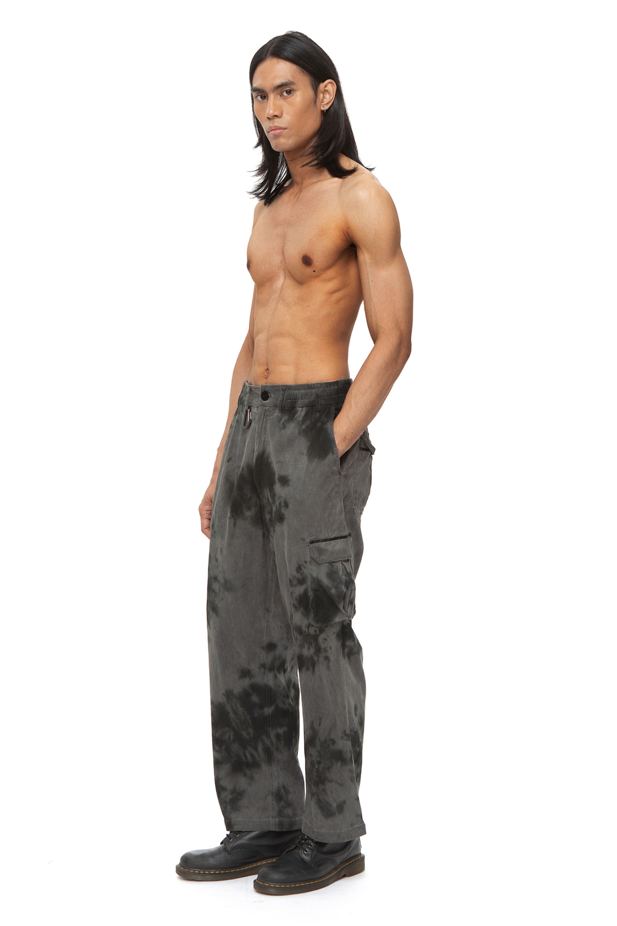 Axel Tie-Dye Cargo Pants — Smokey