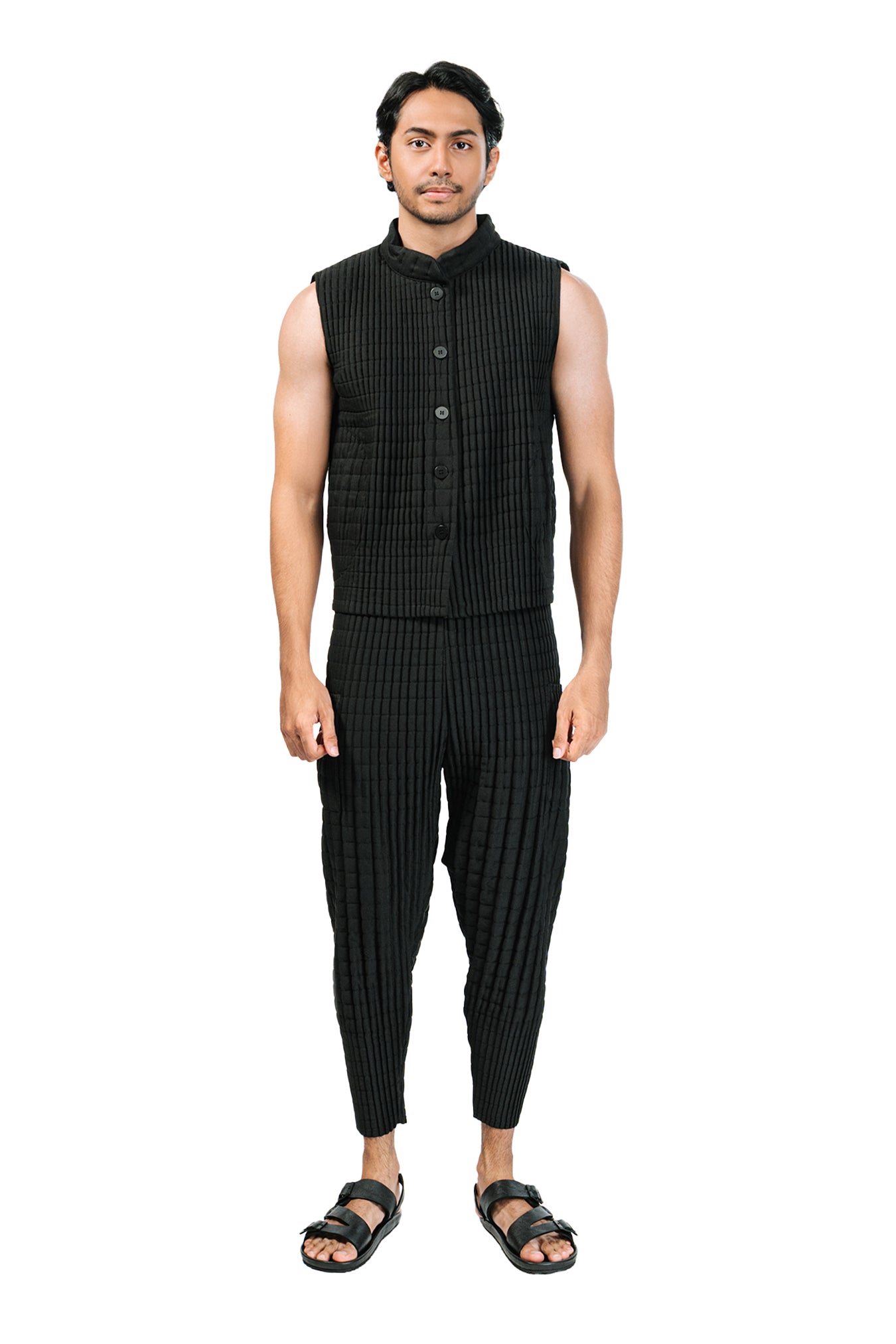 Pantalon long plissé Amerta