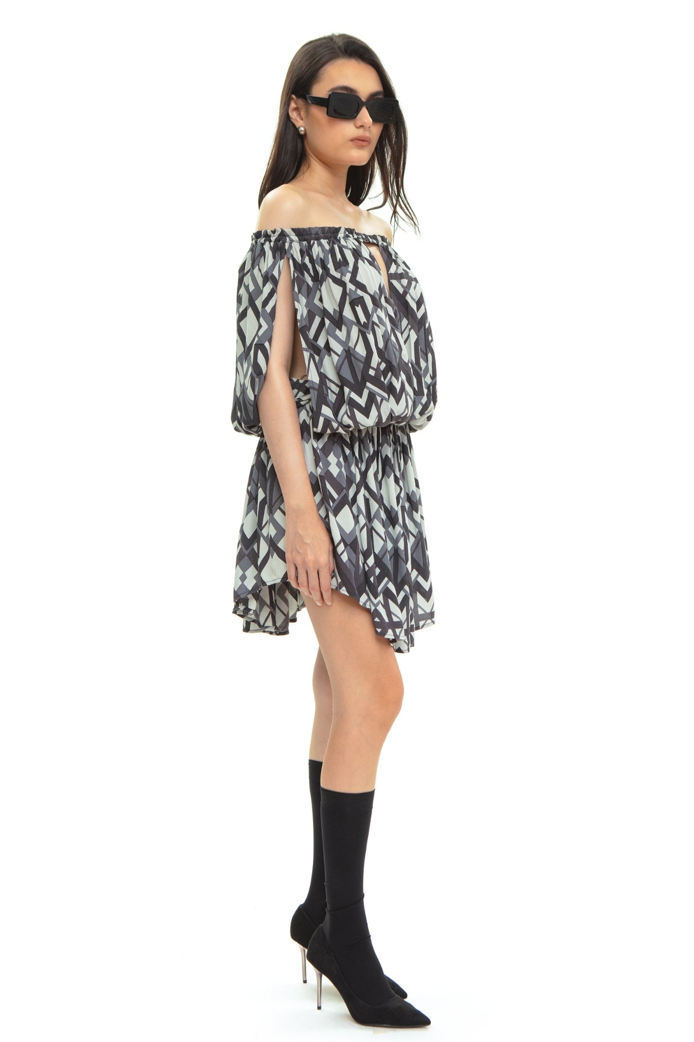 Rachida Printed Dress