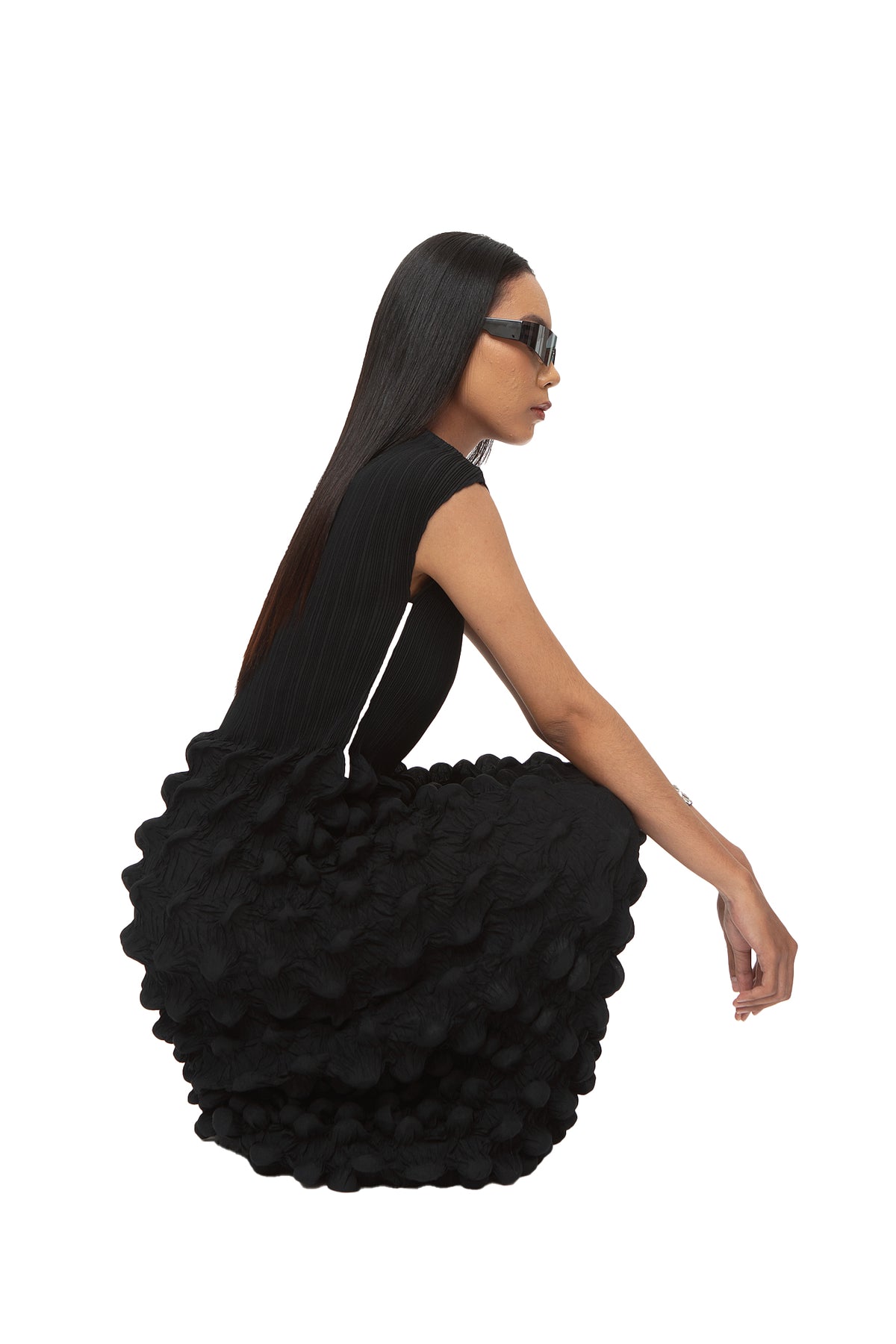 Bubble Dress — Black