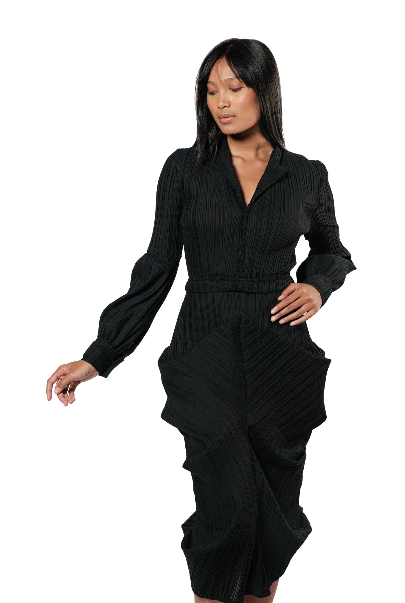 Jaoui, Robe plissée