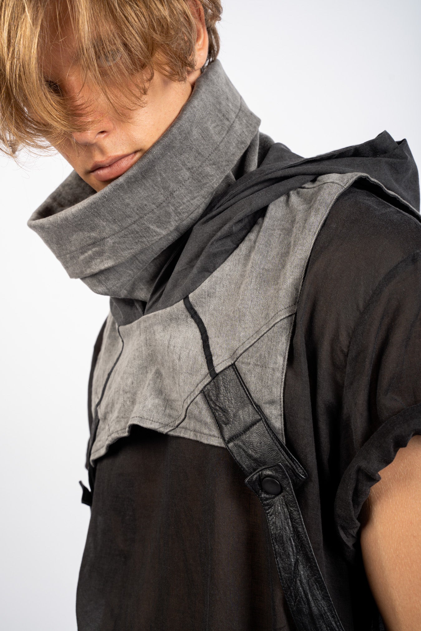 Okinawa Cotton Leather Gilet