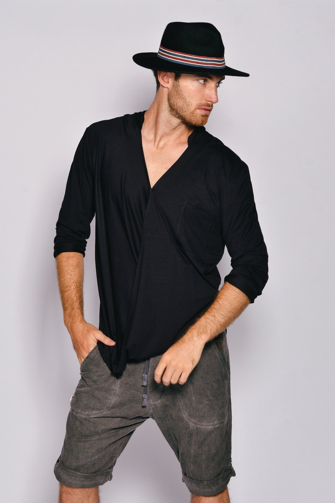 Negro Crossover T-Shirt - Gingersnap Bali