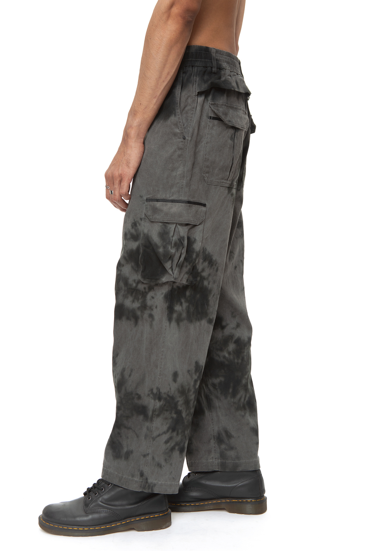 Axel Tie-Dye Cargo Pants — Smokey