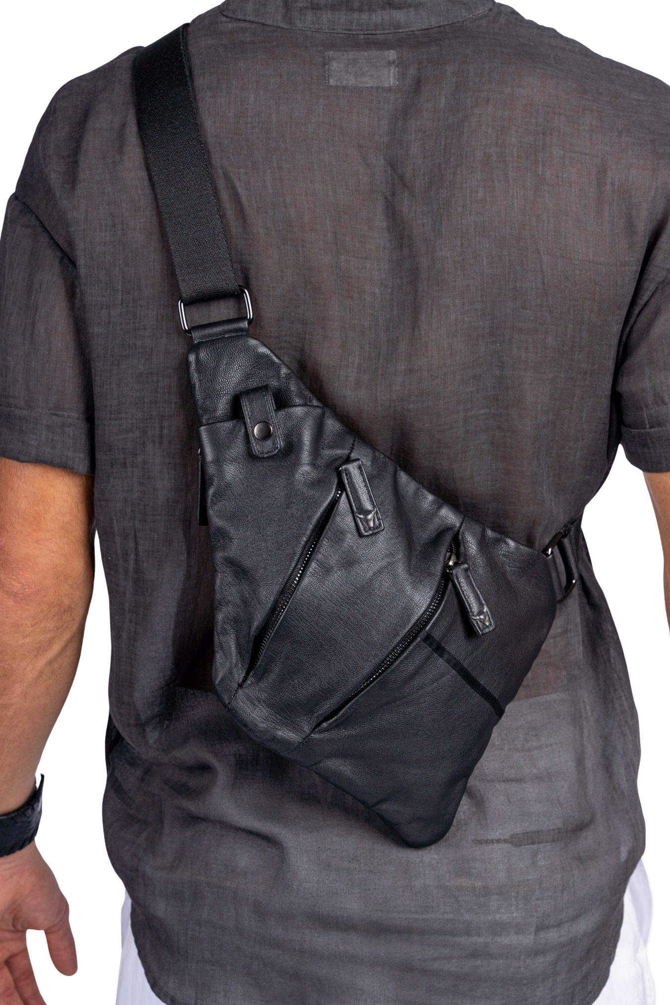 Kin, Pochette en Cuir 