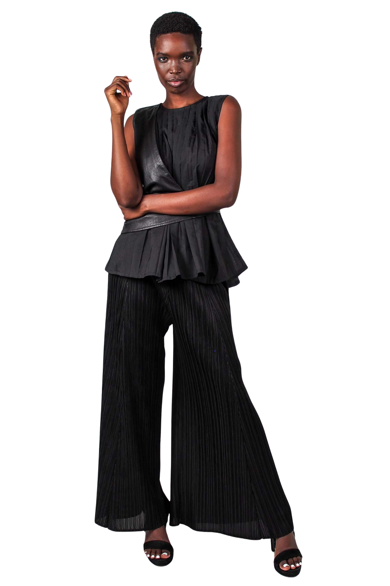 Pantalon long plissé Genesis