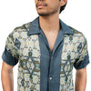 Baraca Printed Shirt - Losange Blue