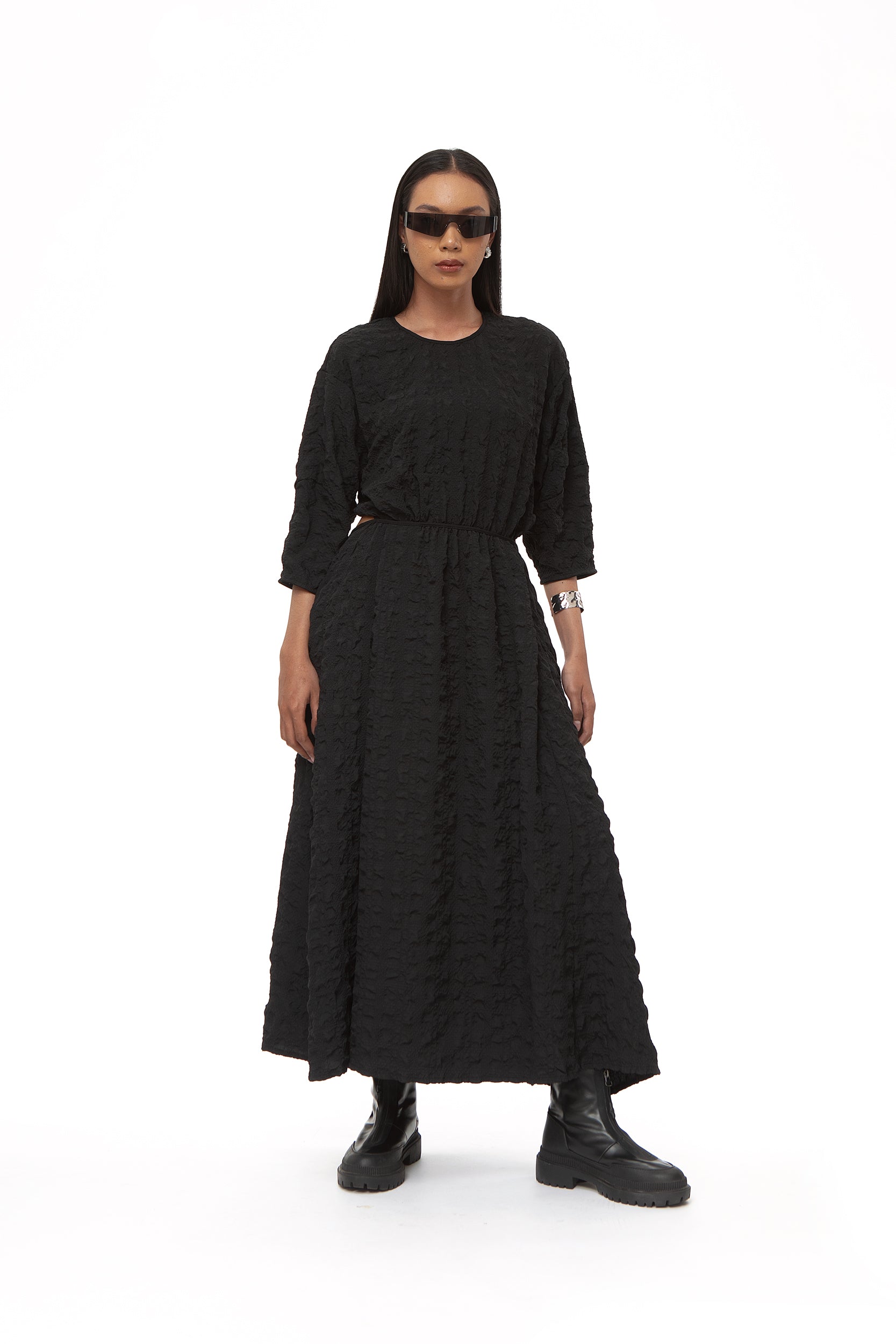 Chamaya Waffle Dress