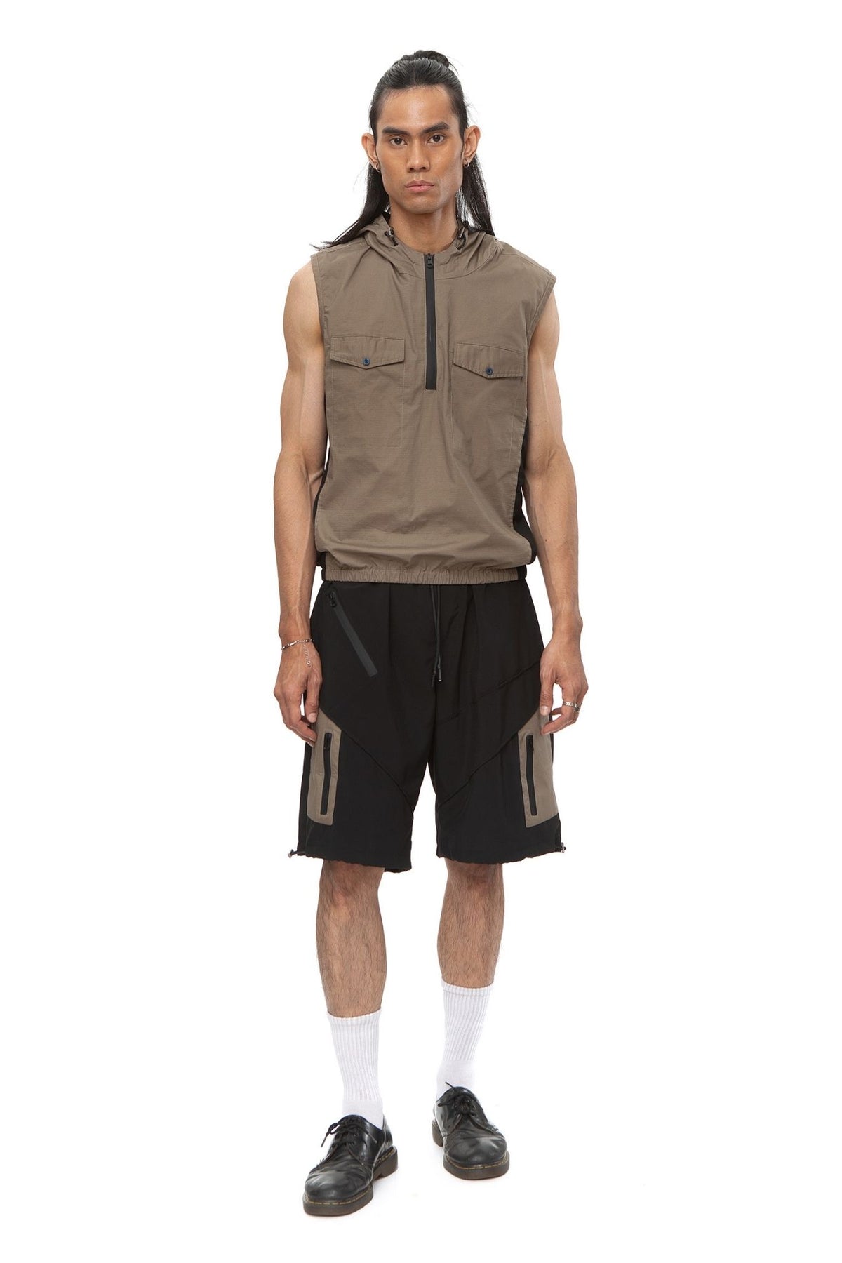 Kamba Hooded Vest — Mocca