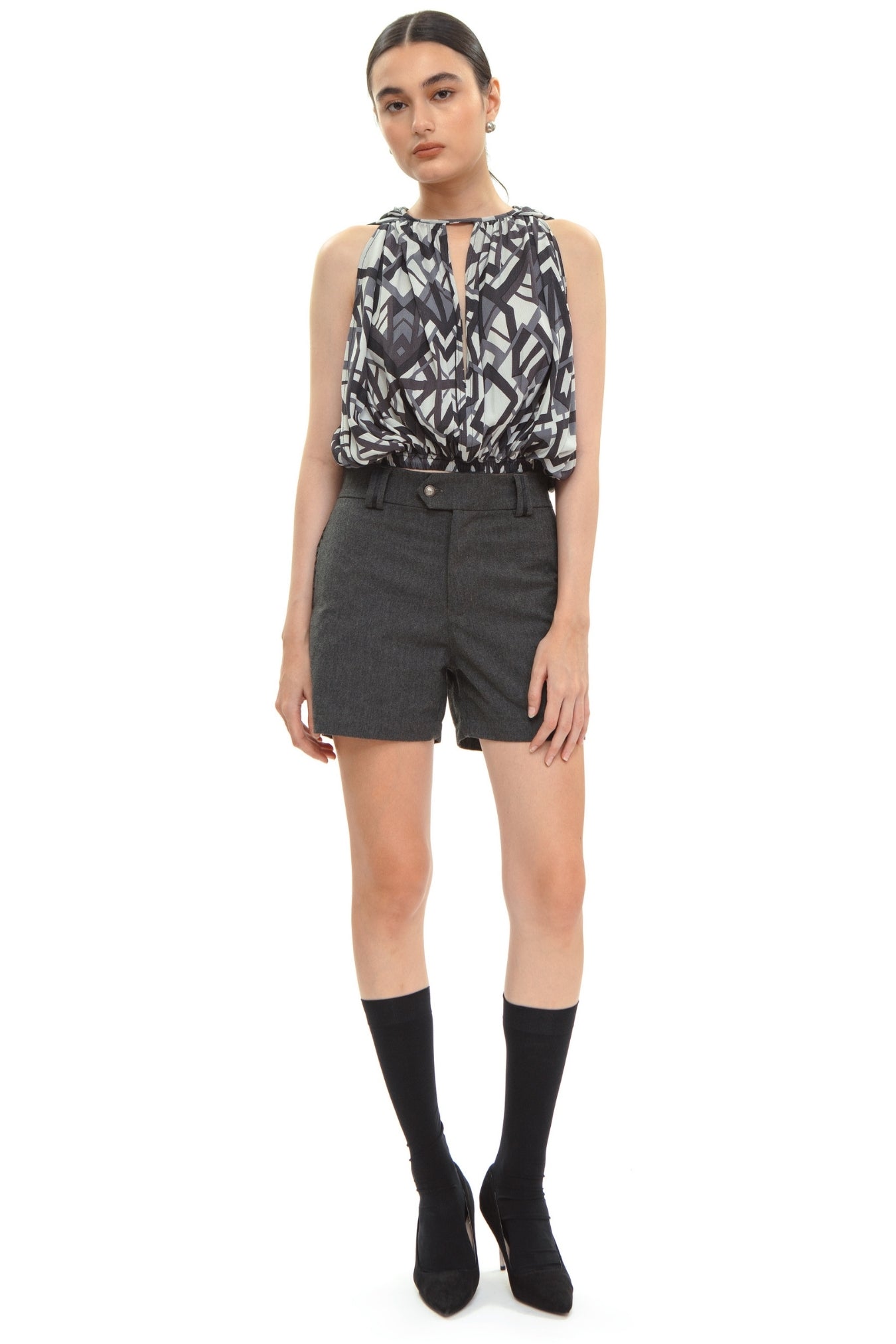 Larolai Cape-Sleeved Blouse