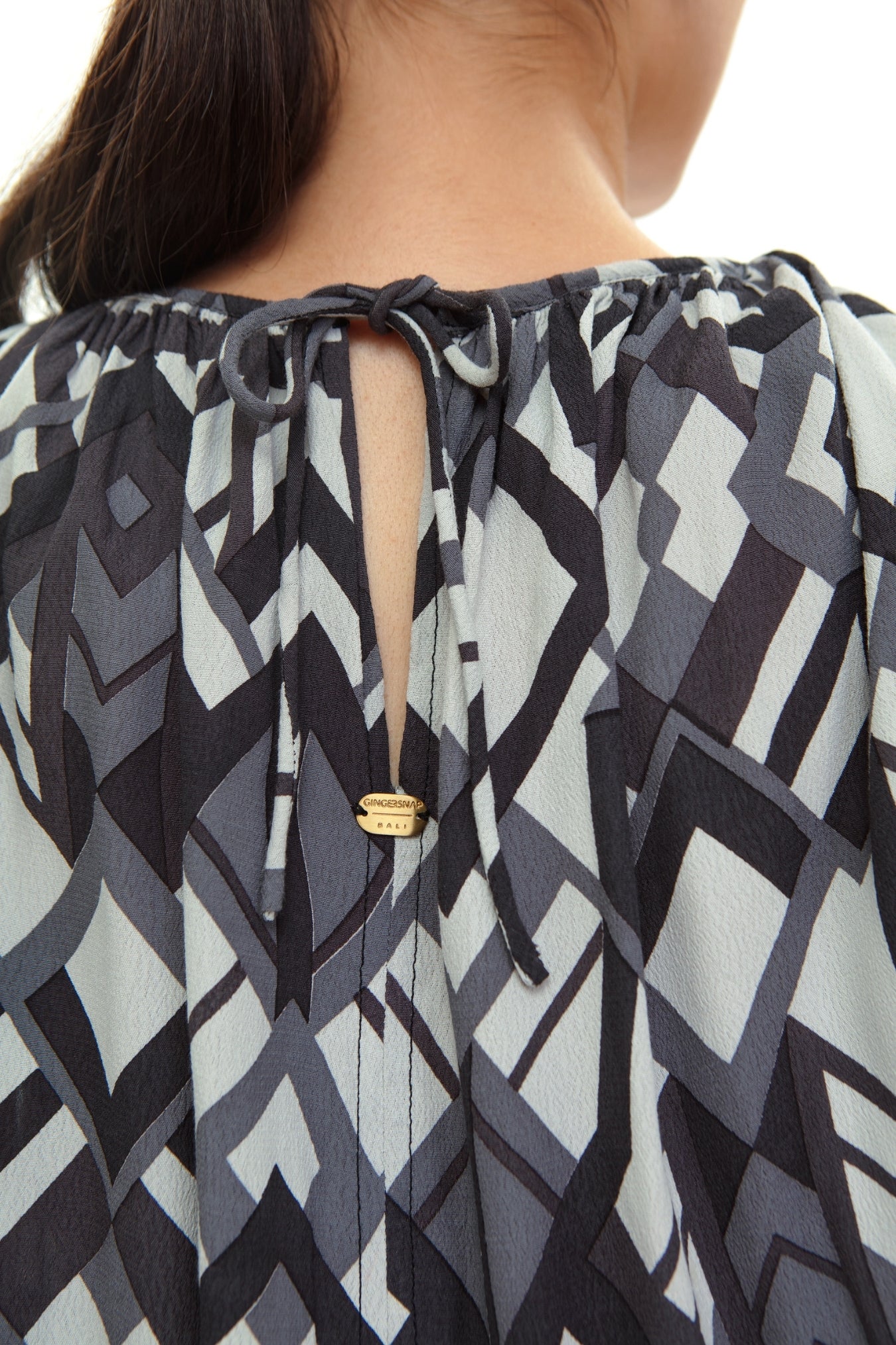 Larolai Cape-Sleeved Blouse