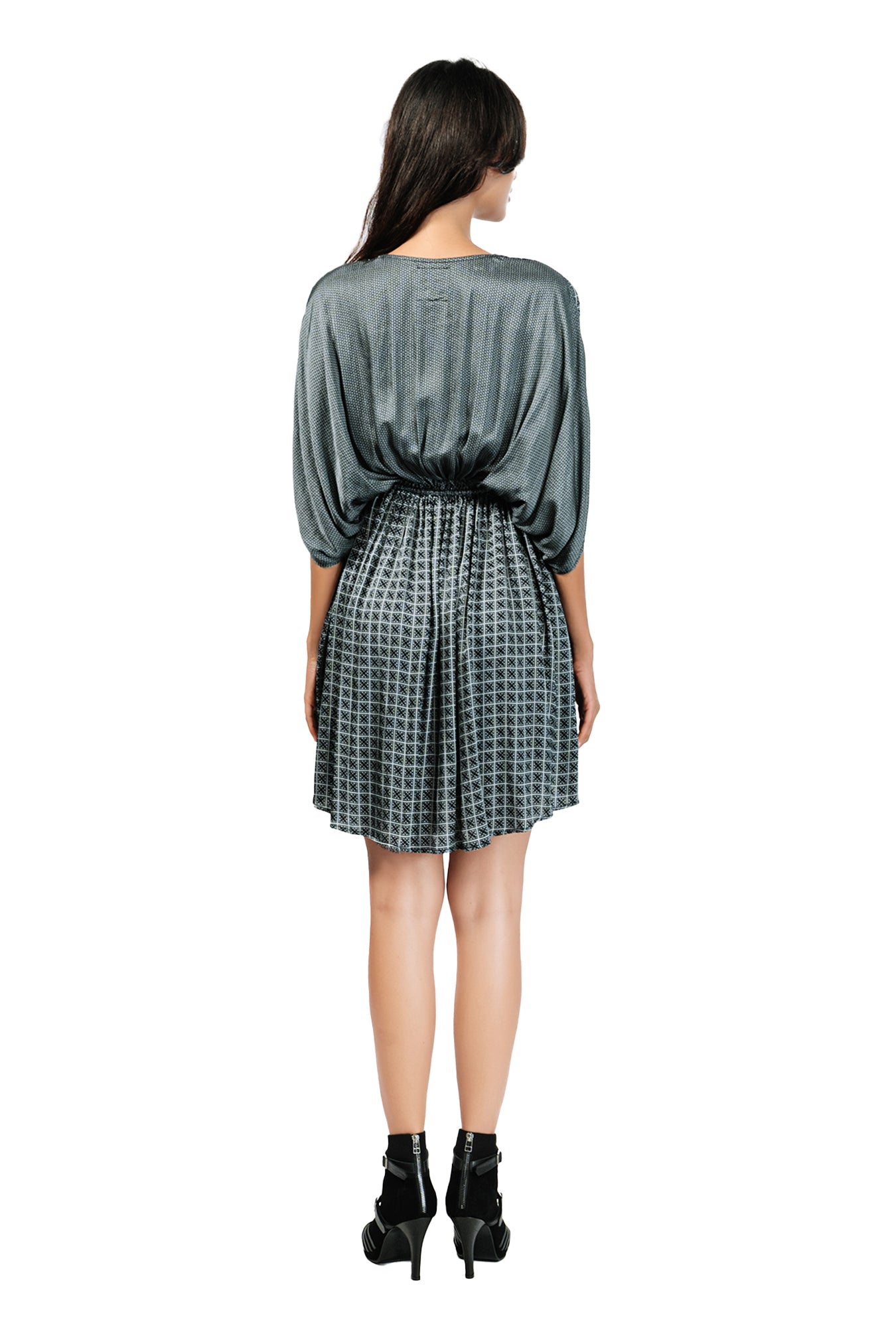 Quanun Flare Short Dress