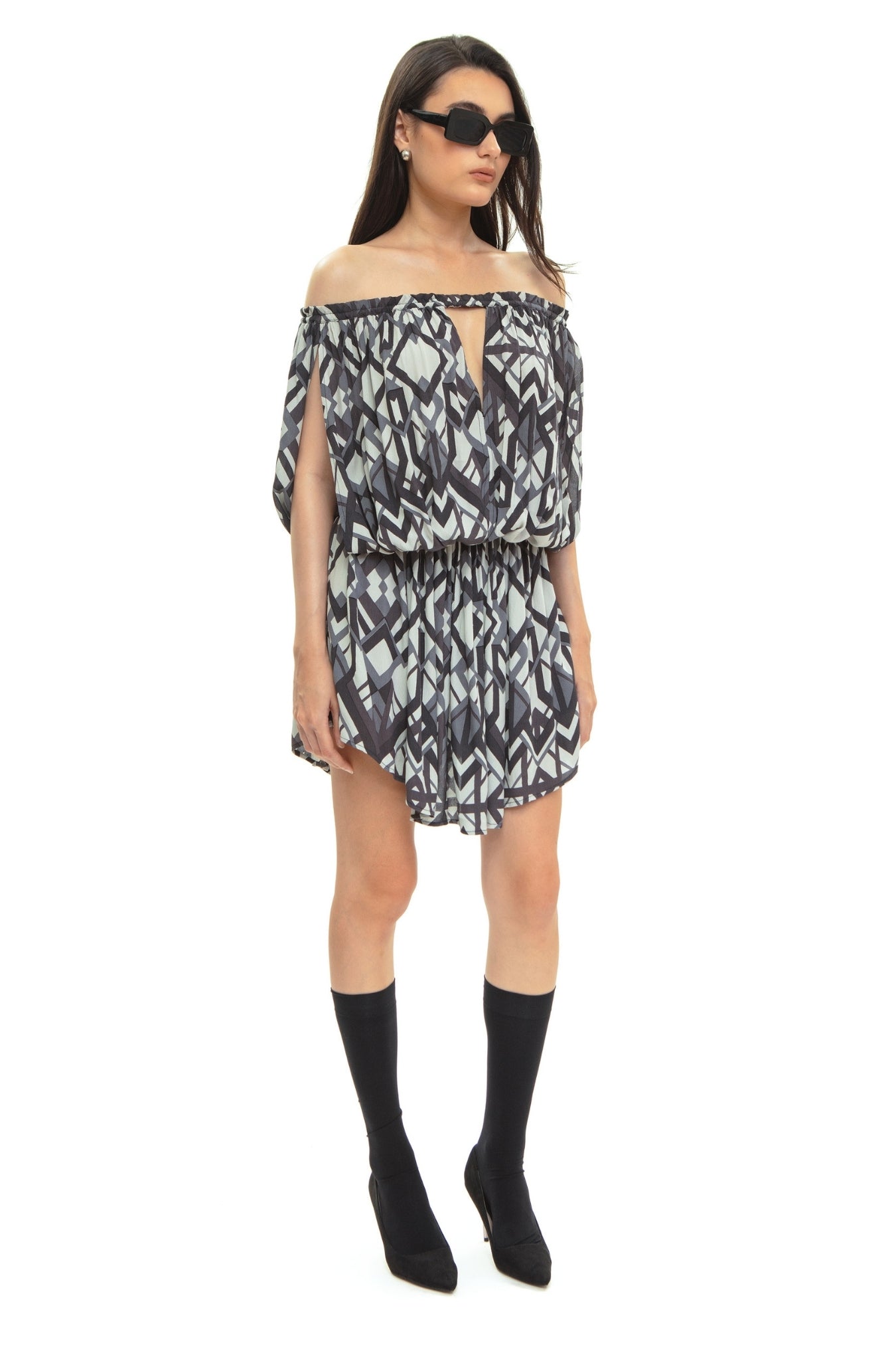 Rachida Printed Dress