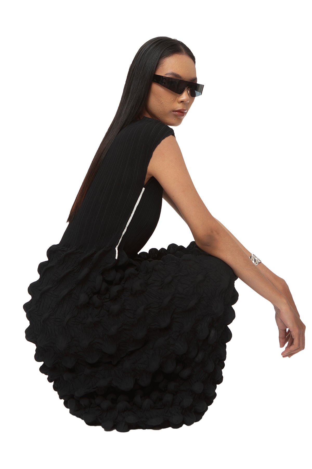 Bubble Dress — Black