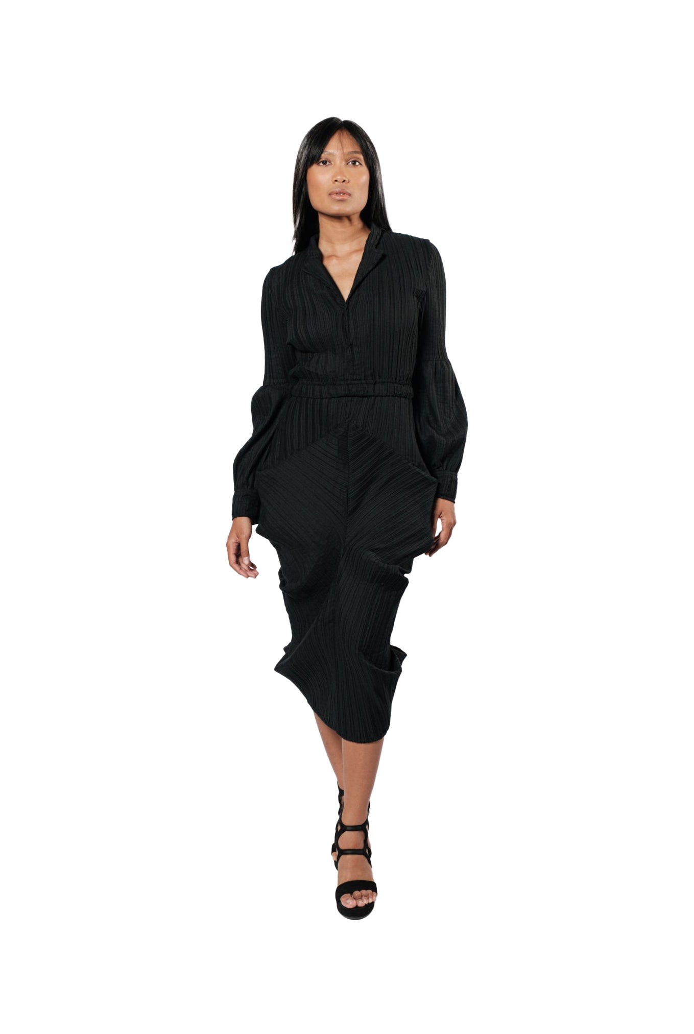 Jaoui, Robe plissée 