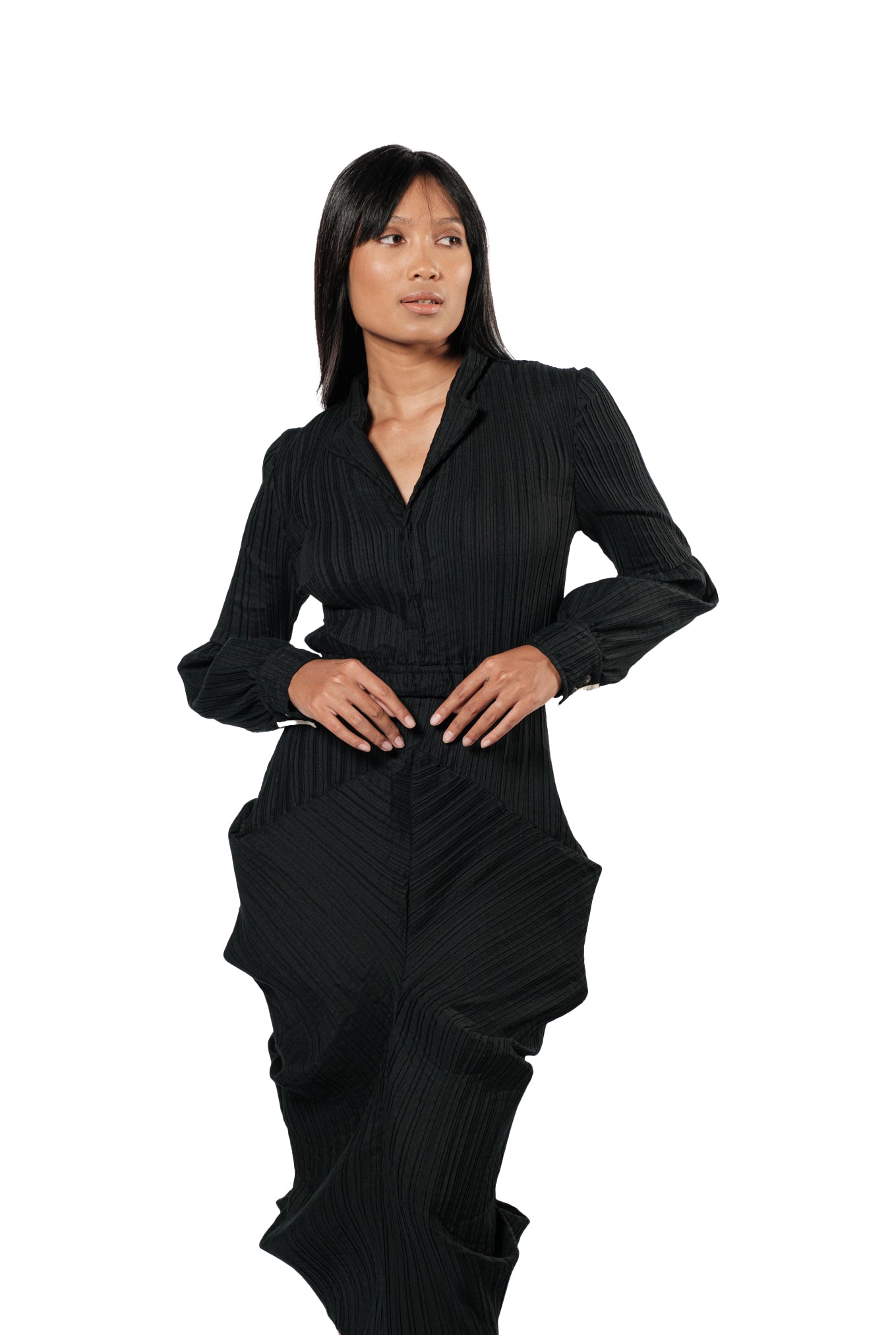 Jaoui, Robe plissée 