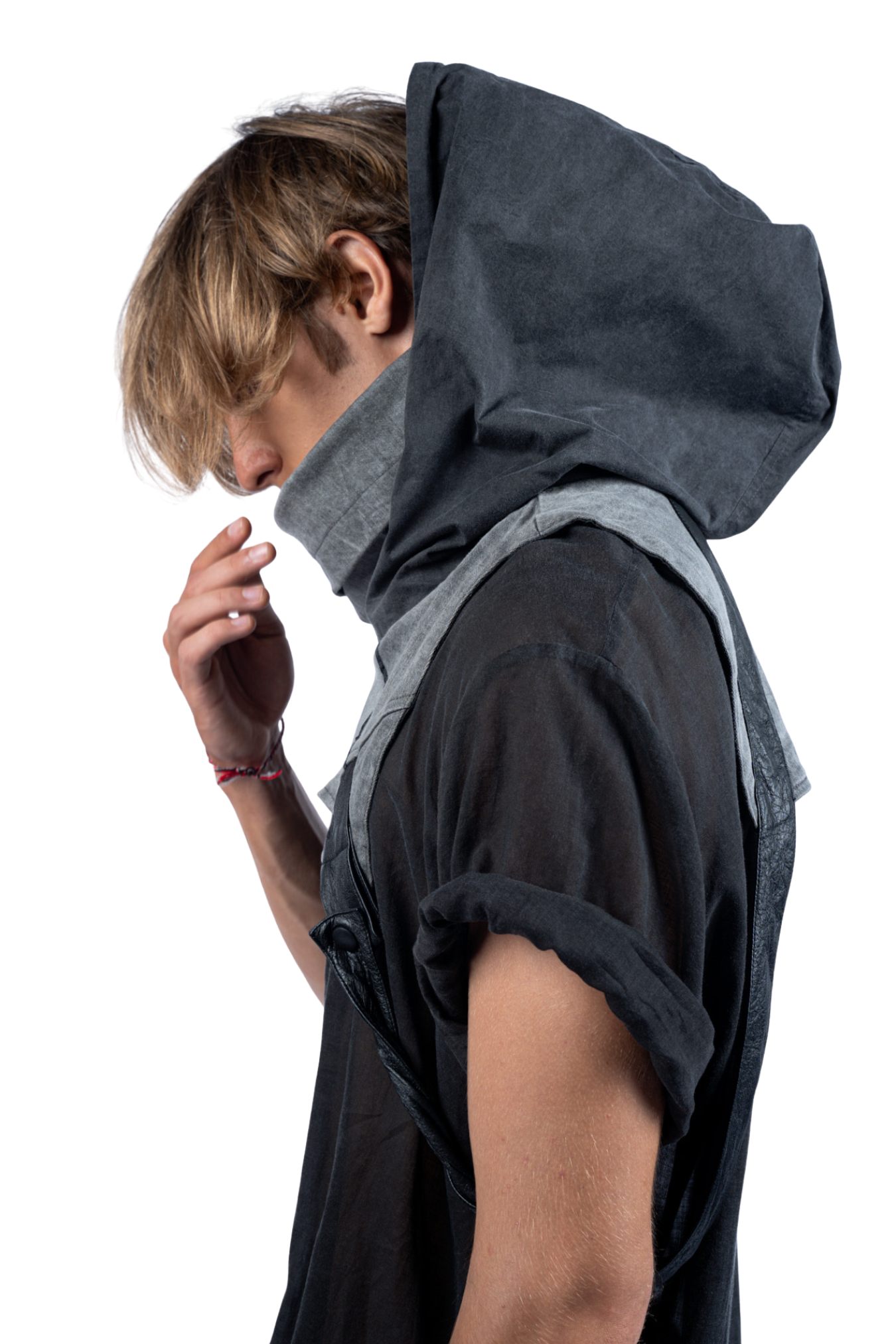 Okinawa Cotton Leather Gilet