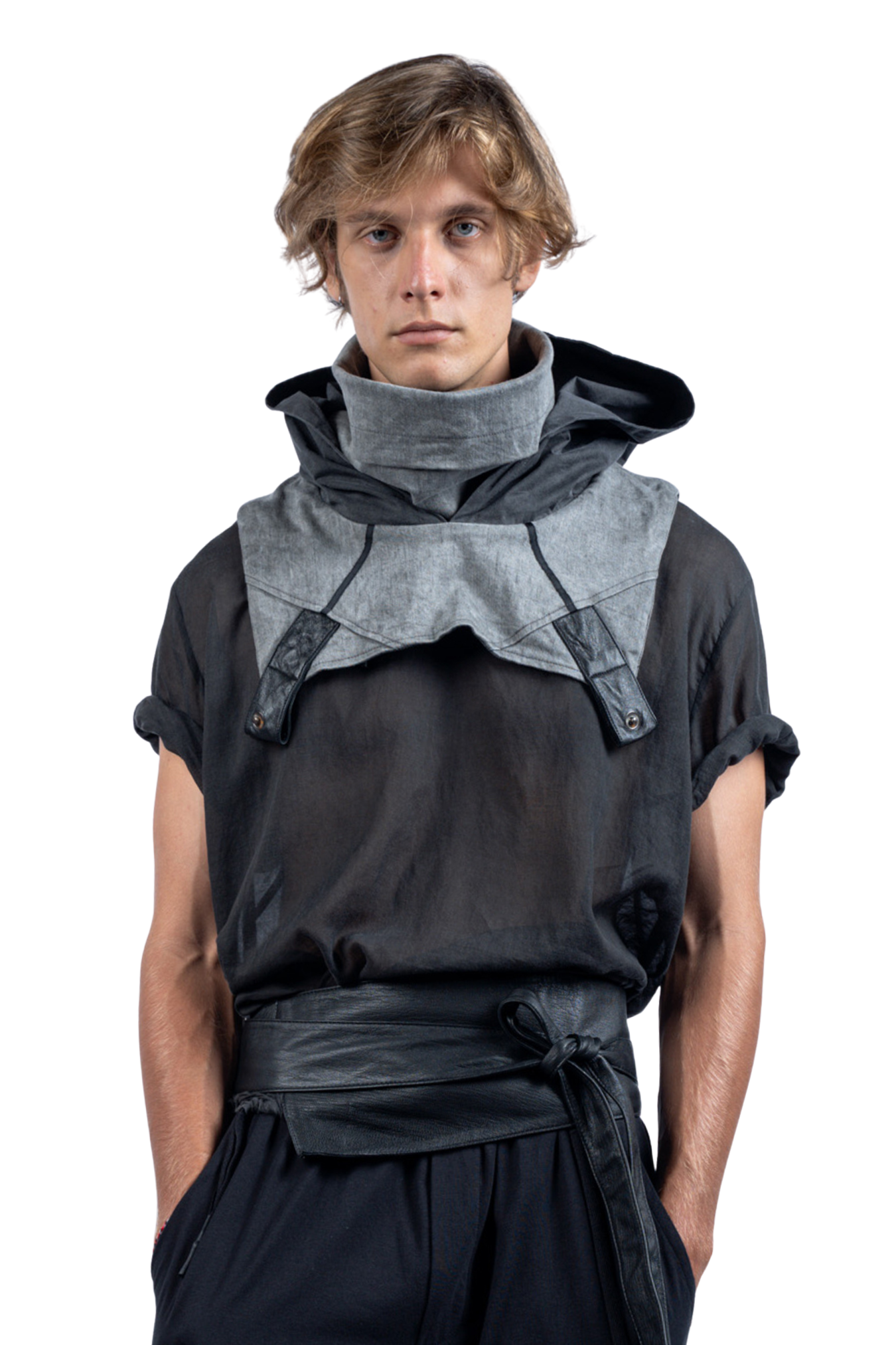 Okinawa Cotton Leather Gilet